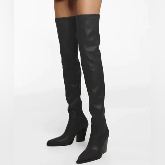 Paris Texas Thigh High Over-the-knee Leather Boots - Picture 9 of 10